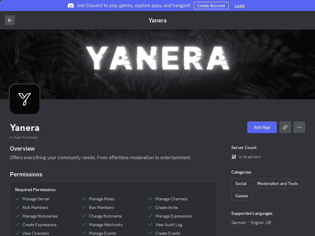 Yanera Bot